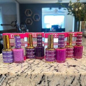 NEW Daisy DND DC Nail Gel & Lacquer 4 Pack Bundle